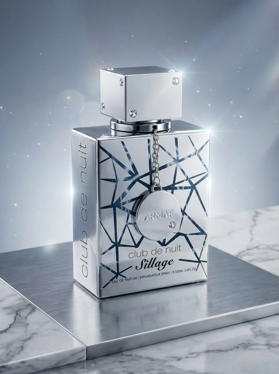 Club de Nuit Sillage Eau de Parfum – Men’s Luxury Fragrance 3.6 Oz