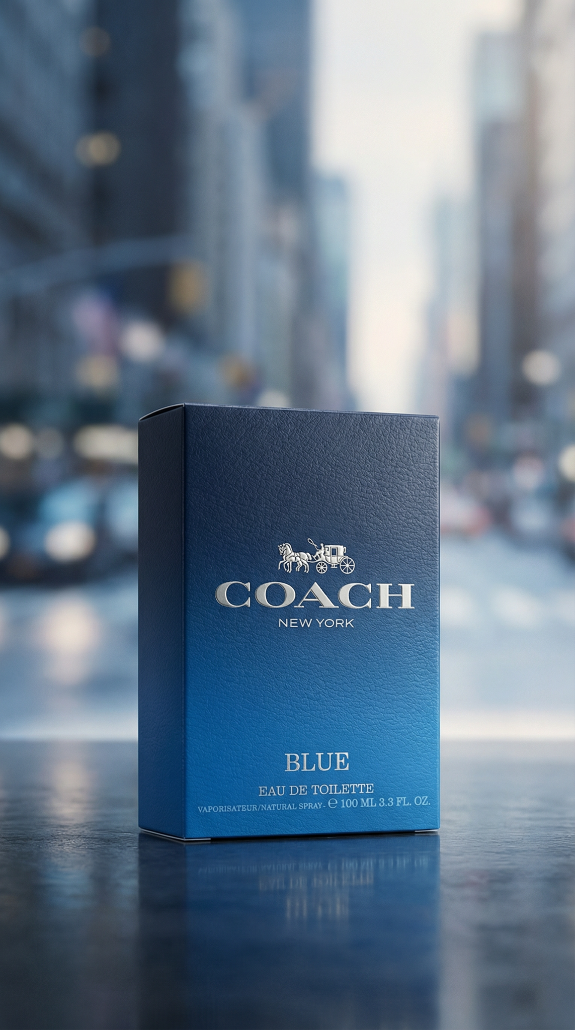 Coach Blue Eau de Toilette 3.4 Oz – Men’s Fresh Luxury Fragrance