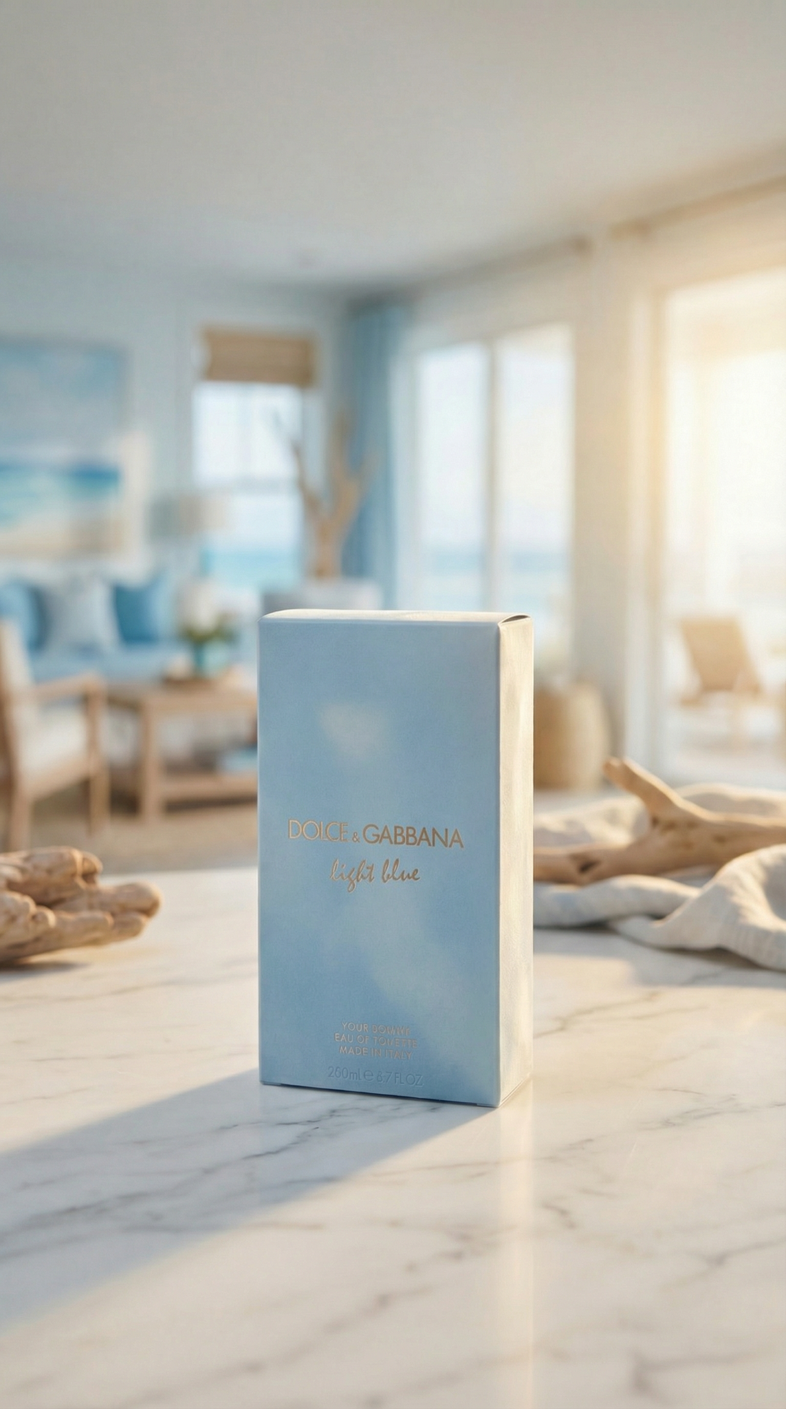 Dolce & Gabbana Light Blue EDT – Men's Fresh Luxury Fragrance 6.7 Oz