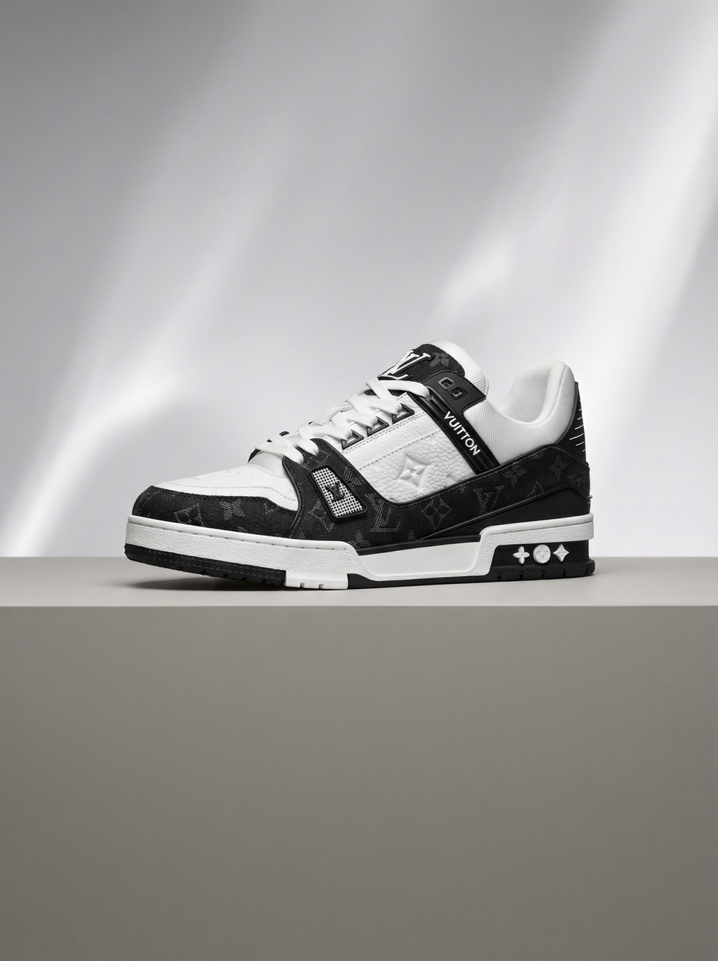 Luxury Black & White Designer-Style Sneakers | Ducas Boutique