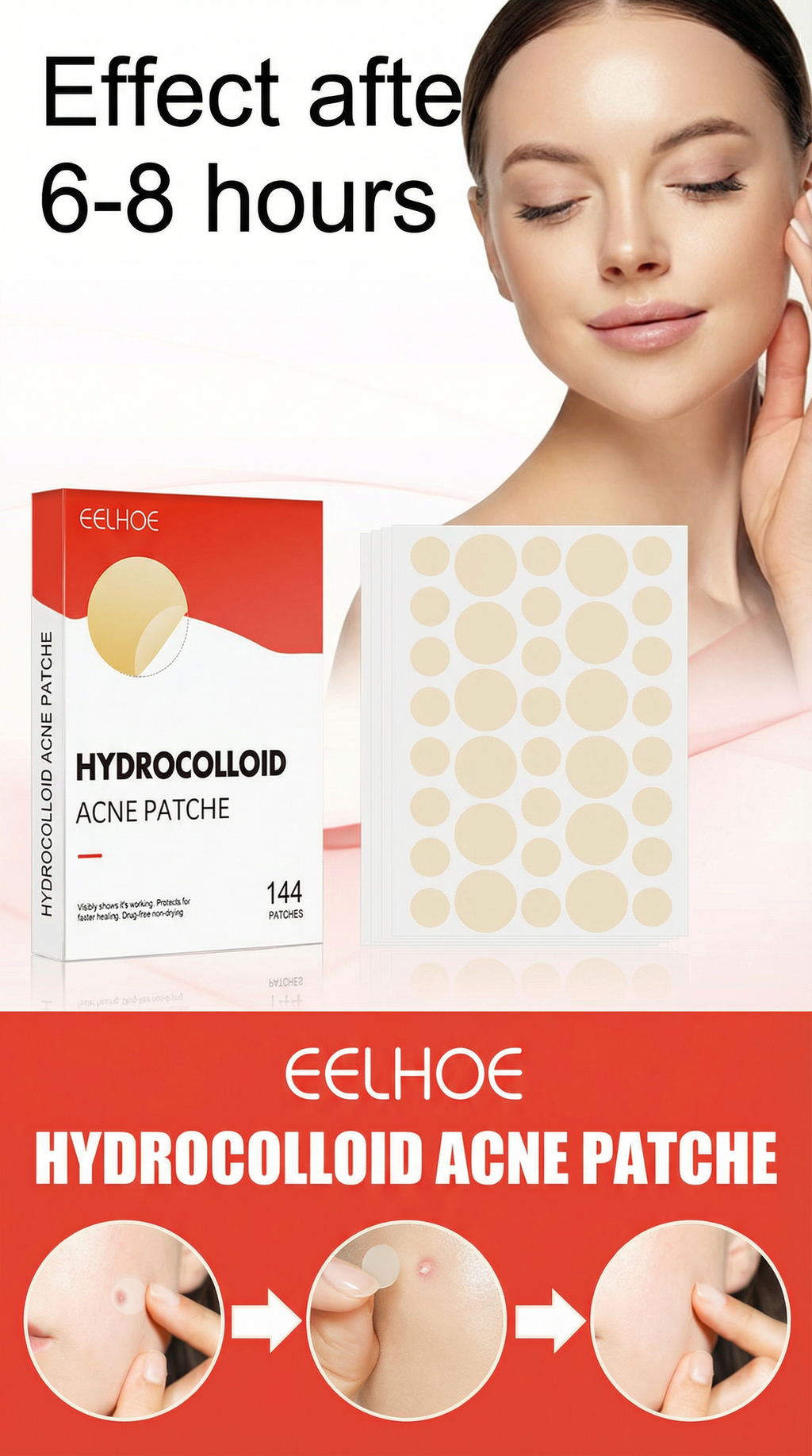 Hydrocolloid Acne Patch Makeup Closed Acne Patch l Ducas Boutique
